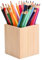 Ehuihuan Stiftehalter Holz, Stiftehalter, Stifteköcher, Stiftebecher Eckig, Stifte Aufbewahrung Organizer Container für Schreibtisch Büro Schule Make-up Pinsel Kinder Jungen Quadratisch 10 x 8 x 8cm
