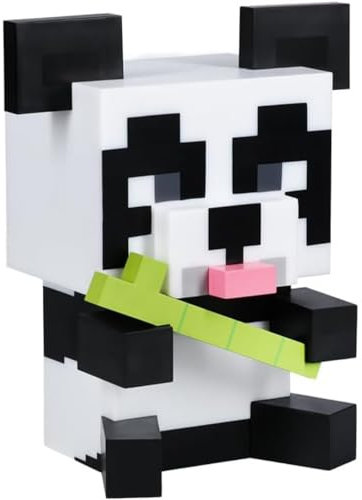 Minecraft Panda Licht - Offiziell lizenziertes Merchandise, tragbares Nachtlicht & Gaming-Raum-Dekor für Kinder, Geschenk für Gamer, batteriebetrieben