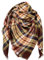 DELEY Retro Damen Tartan Schal Weicher karierter karierter Schal Wickelschal Decke Schals-Braun