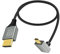 RIIEYOCA 8K Micro HDMI auf HDMI Adapter Kabel, 90 Grad nach unten gewinkelt Micro HDMI Stecker auf HDMI Stecker 8K@60Hz 4K@120Hz 48Gbps High-Speed HDMI 2.1 Anschlusskabel für Laptop, TV (0.5M)