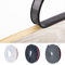 Esufeir 5m*18mm Black U Shape TPE Rubber Furniture Edge Banding Self Adhesive,Flexible Plastic Veneer Wood Edging Tape Protector Trim for Cabinet,Cupboard,Shelf,Table,Chairs,MDF,Plinth Sealing Strip