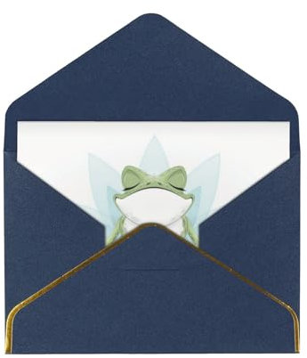 Lustige Yoga-Frosch-Karten und Umschläge. Geburtstagskarten, Weihnachtskarten, Halloween, Dankesbriefe, Ermutigungskarten