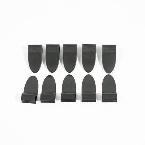 fussmattenprofi.com Befestigungs Clips 10 Stück Set für Auto Fussmatten Premium 5D Befestigungssatz