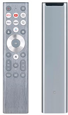 ERF6A80 Replacement Voice Remote Control Compatible for Hisense 65 Class A7/U8/U9N/98UX Series 65U8N 75U8N 85U8N Mini-LED ULED LED 4K UHD Smart Google TV 2024 Models