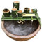 IUBGFTO Gartenwasserspiel, Solarbrunnen, Bambusbrunnen, Außenbrunnen, verwendet für Vogelbecken, Aquarien, Teiche oder Gartendekoration, Sieht sehr interessant aus (10 (80 cm))
