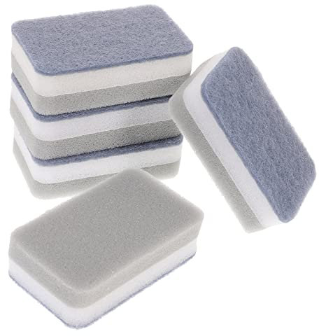 KOCKSHION 15piezas Esponjas De Cocina Multiusos Paquete De Esponjas Absorbentes para Lavar Platos Exfoliantes Eficaces para Utensilios y Superficies Sin Rayar