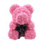 ETUCYNG Rose Bear Valentines Day Flower Gift, Artificial Flowers Rose Bear Valentines Gift, 25cm Rose Bear, Artificial Flower Rose Bear Anniv-ersary Birthday Gift - Hand Crafted, Symbolizes True Love