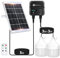 Aigostar- Ampoule solaire exterieur à suspendre 70W, câble de 11M, étanche IP65. Lampe solaire avec detecteur de mouvement et télécommande pour intérieur, patio, porche, couloir, entrée du garage