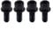 4 Bicycle Hydraulic Disc Brake Caliper Screws, M6 Steel Bolts for Bikes