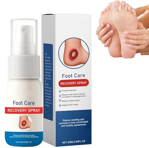 Spray antimicotico per piedi, rimozione calli extra forte, spray idratante per la cura dei piedi, trattamento fungino delle unghie, controllo degli odori e riparazione del tallone screpolato
