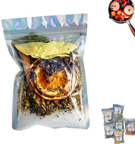 Strategicw Intention Simmer Pot Blends, Simmer Pot for Stove Potpourri, 𝐒immer 𝐏ot Potpourri, Room Air Freshener, Included Varieties Fruit and Flower, Suitable for Parties, Christmas (A)