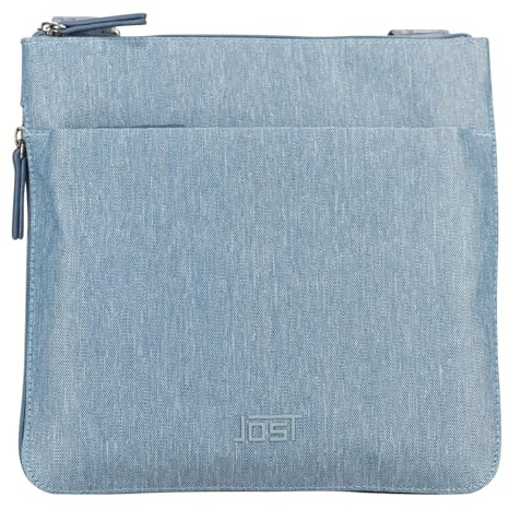 JOST Schultertasche Umhängetasche Bergen Shoulder Bag Misty Blue blaugrau