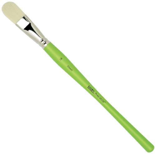 Liquitex 1300412 Free Style Künstler - Pinsel, langlebig und formstabil aus hochwertigen synthetischen Faser für volle Kontrolle beim Farbauftrag -Filbertpinsel - Nr. 12