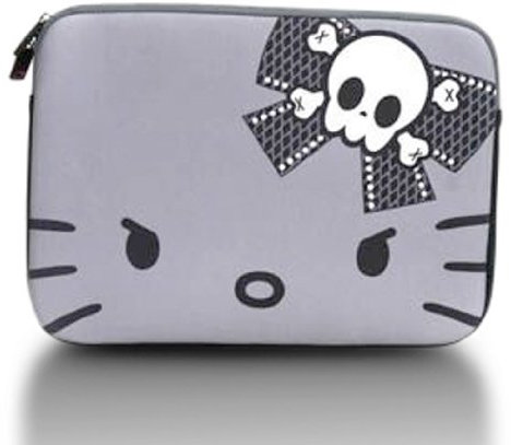 Hello Kitty Skull Bow Laptop Sleeve