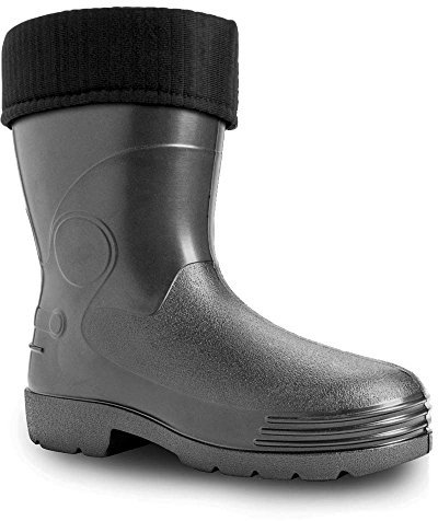 DEMAR Farmer - Stivali termici in gomma EVA leggera, imbottiti, nero (nero), 49 EU