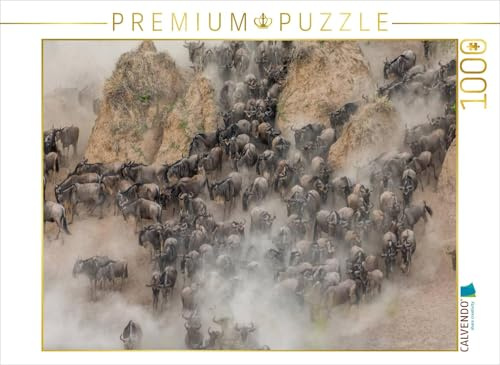 CALVENDO Puzzle Gnus | 1000 Teile Lege-Größe 64 x 48 cm Foto-Puzzle für glückliche Stunden