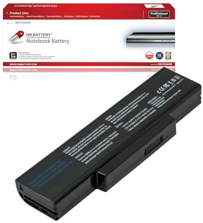 DR.BATTERY A32-N71 A32-K72 Laptop Battery Replacement for Asus N73S N73Sv N73Jq K72F K73E A72 X72 [10.8V / 48Wh]