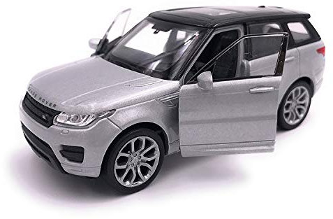 Generisch Range Rover Sport Modellauto ca. 11,5cm Silber metallic