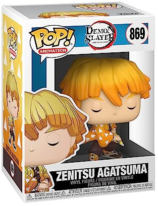 Funko POP! Animation: Demon Slayer - Zenitsu Agatsuma - Vinyl-Sammelfigur - Geschenkidee - Offizielle Handelswaren - Spielzeug Für Kinder und Erwachsene - Anime Fans - Modellfigur Für Sammler