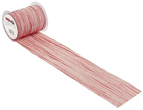 Hochwertiges Tischband Stoff-Tischband Fripe Deko-Stoff Tischläufer Tischdeko aprikot apricot pfirsich Tisch-Dekoration Hochzeit Geburtstag Weihnachten Ostern Baby-Party Taufe Länge 15m & Breite 10cm