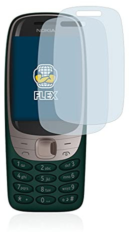 BROTECT 2 Stück Full-Cover Schutzfolie für Nokia 6310 (2021) Full-Screen Displayschutz-Folie [3D Curved, Anti-Fingerprint, Kristall-Klar]