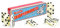 D.A.Y. Republic Klassisches Retro-Domino-Spiel, traditionelles Set in Metallkoffer, pädagogisches Spielzeug in Reisegröße, 28-teiliges Doppelspiel (in Deluxe-Dose)