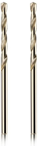 Aopin 2pcs HSS 5/64 Inch (2mm) Metric Gold Cobalt Titanium High Speed Steel Twist Drill Bit,Suitable for Cast Iron,Stainless Steel,Copper, Wood,Plastic,Other Material products