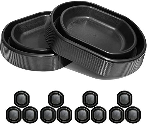 Intercettori per cimici | Trappole per intercettatori per cimici | Trappola per insetti, monitor e rilevatore per gambe del letto (nero - 12 pezzi)