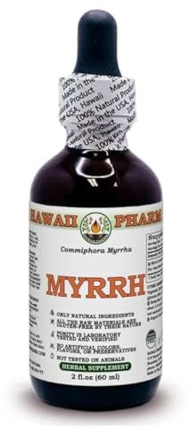 Myrrhe (Commiphora Myrrha) Trockenharz ALKOHOLFREI Flüssigextrakt Glyzerit 60 ml