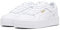 PUMA Carina Street Jr Sneaker, White White Gold, 38.5 EU