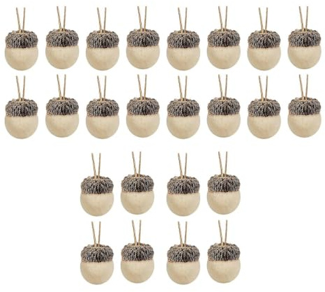 Toyvian Eicheln und Tannenzapfen Weihnachtsbaumkugel-Haken Stück Filz-eicheln- Baum Eichel Weihnachtsdekoration Zum Aufhängen