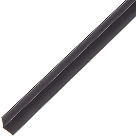 Alberts 489328 Winkelprofil | Aluminium, schwarz eloxiert | 2000 x 10 x 10 mm