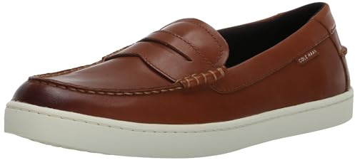 Cole Haan Men's Nantucket Penny Loafer, British Tan Ivory, 12 UK