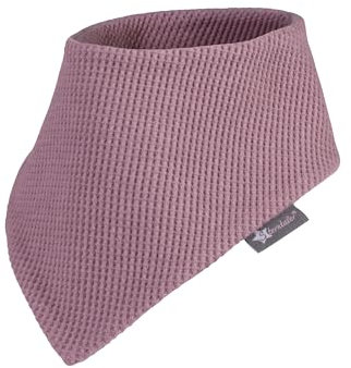 Sterntaler Baby Halstuch Waffelpique für Mädchen - Halsbedeckung für Babys aus Viskose -Mix - Halstuch Baby mit Klettverschluss und Frotteerücken - mattrosa, 2