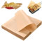 Aiareozy 25 * 25 cm Papel Encerado para Alimentos, 100 Hojas Papel para Envolver Comida, Antiadherente Papel de Hornear, Papel Antigrasa Alimentos, para Sandwiches, Queso, Frutas, Verduras y Pan
