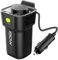 inversor 12v a 220v 150W para Coche,Convertidor con Puertos Doble USB- Adaptador Mechero Coche a Enchufe-Cargue Sus Dispositivos Electrónicos en Autocaravanas,Camper Furgoneta&Coche