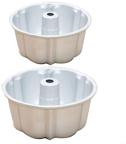 PETSTIBLE Moule à gâteau cannelé en forme d'anneau - Revêtement anti-adhésif - Petit format