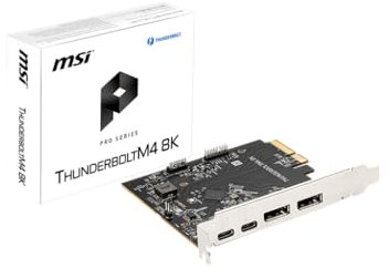 MSI THUNDERBOLTM4 8K Thunderbolt 4 Controller PCIe 3.0 X4