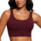 CRZ YOGA Damen Butterluxe Sport BH U Back Ohne Buegel Große Brüste Fitness Yoga BH Top Roter Merlot M