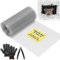 COZCLAM 100mm x 6m Rodent Mesh, Galvanised Wire Mesh with Gloves and Plier, Rustproof Metal Wire Mesh Roll Rat Mesh for Rodent Proofing, Filling in Gaps Around the Home & Garden