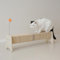 PETKARAY Poste rascador Horizontal de sisal de 30, rascador Grande con Juguete de Resorte para Proteger Muebles de Gatitos de Interior