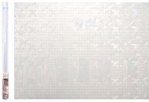 Friesenthal Selbstklebende Deko/Klebefolie für Möbel, Fenster und Türen 200x45 cm (Transparent milchig Vögel)