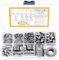 800 x Flach Unterlegscheiben Set, Edelstahl Sicherungsscheiben Beilagscheiben Sortiment, Passscheiben Distanzscheiben Unterlegscheiben für Schrauben, M2 M2.5 M3 M4 M5 M6 M8 M10 M12