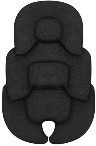 Infant Car Seat Insert, Head, Neck and Body Support Infant Stroller Cushion, Double-sided Mesh Breathable Liner & Warm Polar Fleece Baby Car Seat Washable Mat for Newborn Toddler.