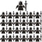 LootPop Mini Ritter Figuren Rüstungs Zubehör inklusive Helm, Rüstung, Großer Schwert, im Stil der Mittelalterlichen Römer und Griechen, Kompatibel mit Bestehenden Marken-Figuren, 25 Sets 75 Teile