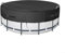 ComfyHarbor Outdoor Pool Cover Heavy Duty 210D Oxford Fabric Round Swimming Pool Cover with Securing Ropes for 8/10/12 Feet Pools All Season Protection(10ft)