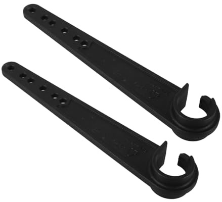 Ersatzteil für Rollstuhl 25,4mm 2 Stück Schwarz Pa Steuerungsgriff | Auto Schaltknauf Abdeckung, 30% Glasfaserverstärktes Material, 19,5x4x2,5cm, für Rollstuhlnutzer