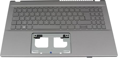 acer 6B.K3BN2.019 Original Clavier INCL. topcase FR (français) Gris/Gris avec rétro-éclairage pour Aspire 5 (A515-57), (A515-57G)