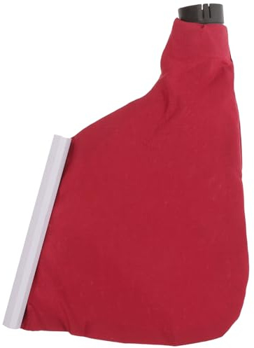 Sägespänesack mit Reißverschluss aus Gewebe für Planer und Säge Rot | Atmungsaktivität, Einfache Reinigung, Sammelfunktion, Leicht Wechselbar, Zubehör für Schneidemaschinen