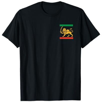 Iran Shir o Khorshid Lion & Sun Emblem Iranian Flag Symbol T-Shirt